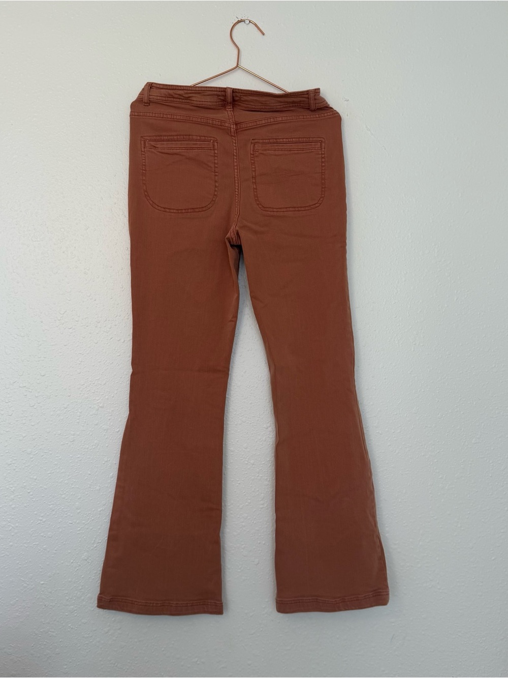Knox Rose Boot-Cut Jeans in Rust - Picture 4 of 8